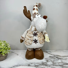 Load image into Gallery viewer, Telescopic Standing Christmas Decor - Tan &amp; Grey
