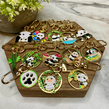 Load image into Gallery viewer, Keychain Charm - Panda Mix

