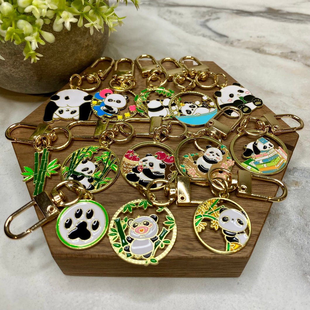 Keychain Charm - Panda Mix