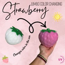Load image into Gallery viewer, Squishy Toy - Color Changing Strawberry Dough, Jumbo
