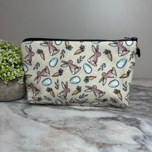Load image into Gallery viewer, Pouch - Easter - Bunnies, Eggs, &amp; Carrots
