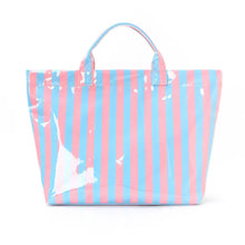 Load image into Gallery viewer, April Vinyl Tote Bag - Stripes

