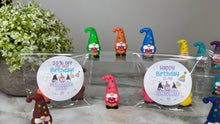 Load image into Gallery viewer, Gnome Figurines  - Birthday Assortment (3 pack) - 20% Off Sticker
