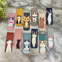 Load image into Gallery viewer, Bookmark - Cartoon Cat #2 Magnetic Mix
