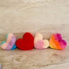 Load image into Gallery viewer, Keychain - Fuzzy Pom Pom - Heart
