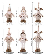 Load image into Gallery viewer, Telescopic Standing Christmas Decor - Tan &amp; Grey
