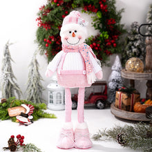 Load image into Gallery viewer, Telescopic Standing Christmas Decor - Pink &amp; White
