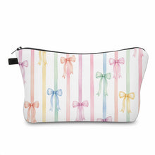 Load image into Gallery viewer, Pouch - Bows &amp; Stripes
