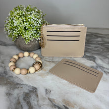 Load image into Gallery viewer, Denim Suede Bracelet Keychain &amp; Card Holder Wallet - PREORDER 9/18-9/21
