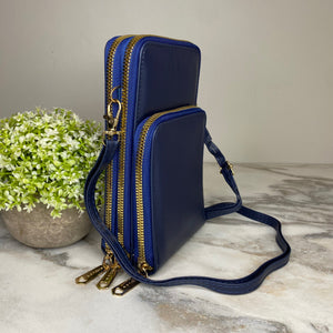Ivy Crossbody Wallet + Purse - Navy