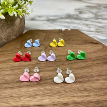 Load image into Gallery viewer, Acrylic Stud Earrings - Valentine’s Day - Mini Hearts
