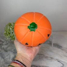 Load image into Gallery viewer, Squishy Toy - Halloween - Jumbo Pumpkin Jack-O-Lantern
