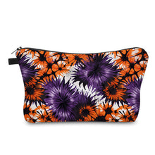 Load image into Gallery viewer, Pouch - Halloween Fall - Orange Purple Bursts
