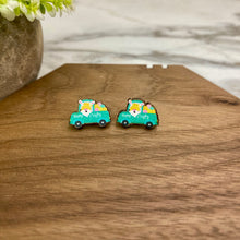 Load image into Gallery viewer, Wooden Stud Earrings - Easter - #3
