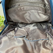 Load image into Gallery viewer, Denim Suede Brooke Backpack + Pouch
