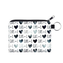 Load image into Gallery viewer, Mini Pouch - I Love Cats
