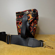 Load image into Gallery viewer, Roni - Nylon Crossbody - Moody Crimson Floral
