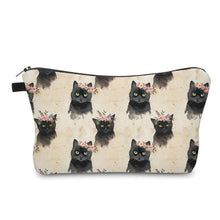 Load image into Gallery viewer, Pouch - Cat Floral Crown
