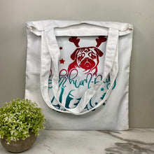 Load image into Gallery viewer, Tote Bag - Christmas - Bah Hum Pug
