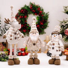 Load image into Gallery viewer, Telescopic Standing Christmas Decor - Tan &amp; Grey
