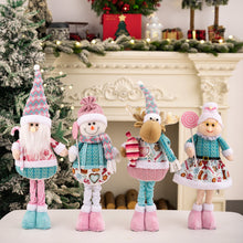 Load image into Gallery viewer, Telescopic Standing Christmas Decor - Pink &amp; Blue
