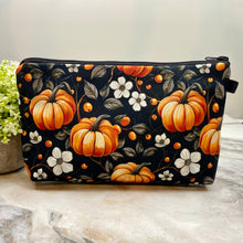 Load image into Gallery viewer, Pouch - Halloween Fall - Pumpkin Black &amp; White
