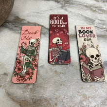 Load image into Gallery viewer, Bookmark - Skeleton Book Magnetic Mix
