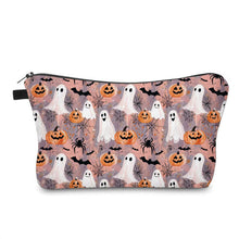 Load image into Gallery viewer, Pouch - Halloween - Ghost + Pumpkin
