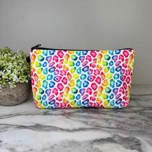 Load image into Gallery viewer, Pouch - Animal Print Lighter Rainbow
