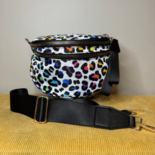Load image into Gallery viewer, Roni - Nylon Crossbody - Rainbow Animal Print

