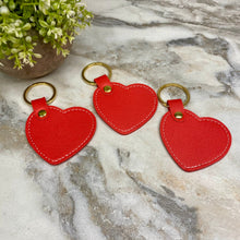 Load image into Gallery viewer, Keychain - Solid Heart - Red
