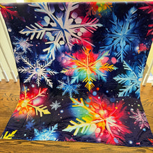 Load image into Gallery viewer, Blanket - Christmas - Rainbow Snowflake

