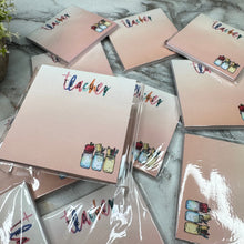 Load image into Gallery viewer, The Sticky Note Collection - Teacher Mason Jar
