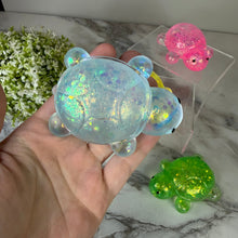 Load image into Gallery viewer, Squishy Toy - Glitter Turtle
