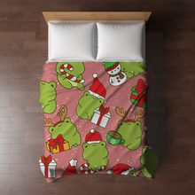 Load image into Gallery viewer, Blanket - Christmas - Frogs
