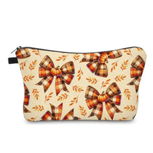 Load image into Gallery viewer, Pouch -  Halloween Fall - Pumpkin Bow
