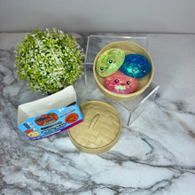 Load image into Gallery viewer, Squishy Toy - Mini Dumpling, Slow Rise Glitter - 3 PACK!
