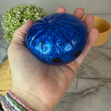 Load image into Gallery viewer, Squishy Toy - Viral Dumpling, Dark Blue Glitter
