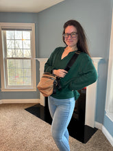 Load image into Gallery viewer, The Roni Nylon Crossbody - Bronze + Black
