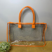 Load image into Gallery viewer, Tote Bag Clear - Color Trim
