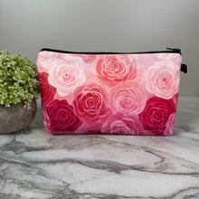 Load image into Gallery viewer, Pouch - Floral Pink Purple Ombré Roses
