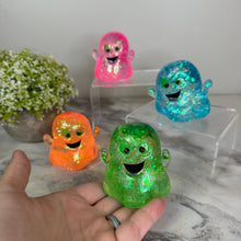 Load image into Gallery viewer, Squishy Toy - Halloween Glitter Ghost
