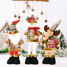Load image into Gallery viewer, Telescopic Standing Christmas Decor - Plaid
