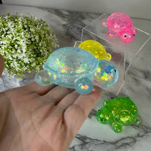 Load image into Gallery viewer, Squishy Toy - Glitter Turtle
