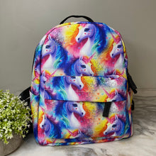 Load image into Gallery viewer, Mini Backpack - Rainbow Unicorn
