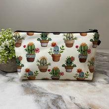 Load image into Gallery viewer, Pouch - Cactus Embroidery
