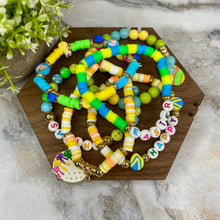 Load image into Gallery viewer, Bracelet - Clay + Bead - Easter Mix #8
