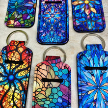 Load image into Gallery viewer, Lip Balm Chapstick Holder - Stained Glass Mix
