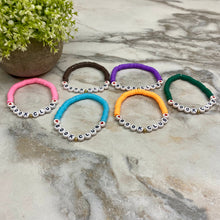 Load image into Gallery viewer, Bracelet - Clay + Bead - Book Club
