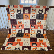 Load image into Gallery viewer, Blanket - Cat Squares
